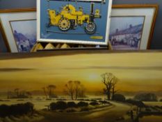 INLAID PANEL, pictures, prints, decoupage ETC, a quantity