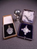 SILVER SEAL - NEVIN CORPORATION, 1.8ozs, Birmingham 1931, a boxed silver pendant, bearing on the