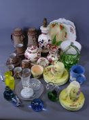 MASONS MANDALAY RED and other china, pottery and glassware within two boxes