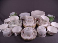 MINTON SPRING BOUQUET TEA & BREAKFASTWARE and items of odd china