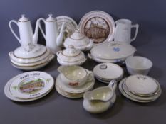 GILT DECORATED & CHAPEL CHINA & TABLEWARE, a quantity