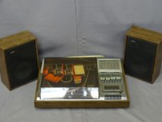 VINTAGE PHILLIPS MUSIC CENTRE 990 with speakers E/T