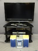 ENTERTAINMENT ELECTRICALS, a quantity to include an Evotel flatscreen tv with remote, Humax U View