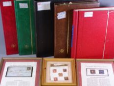 GREAT BRITAIN STAMPS in five part/semi filled volumes including two Penny Blacks, various year