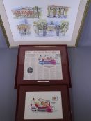 ALBANY WISEMAN limited edition (254/500) print - titled 'Aspects of Guys Hospital', 37 x 49cms and