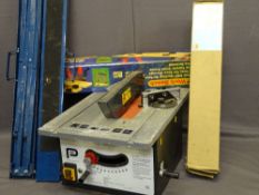 PERFORMANCE 254MM TABLE SAW, model No FMTC10TSL, boxed Cabinet Maker workbench, boxed pine B & Q