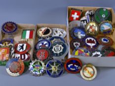 VINTAGE AUTOMOBILE CLUB CAR BADGES, a quantity, British, European and Continental, enamelled and