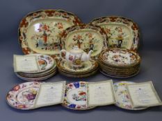 MASON'S IRONSTONE - Imperial, Mandalay and a quantity of plates with certificates ETC
