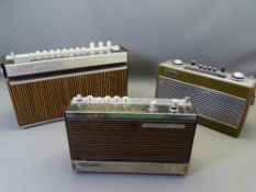 FIDELITY RAD21, ROBERTS R606 & GRUNDIG MUSIC BOY VINTAGE RADIOS