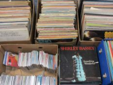 VINTAGE & LATER LPs & MUSIC CDs, a large mixed quantity, classical, easy listening and boxed sets (