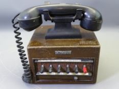 DICTOGRAPH EARLY TELEPHONE SYSTEM, 12cms H