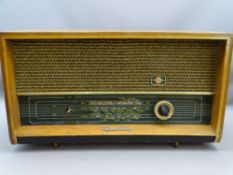 PYE RANCHER VINTAGE RADIO, 30cms H, R37, mid 1950's valve