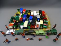 PAINTED CAST MILITARY FIGURINES & DIECAST VEHICLES, a collection