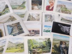 M SWINDLEHURST (CIRCA 2004 - 2009) an extensive portfolio of mainly watercolours, all subjects,