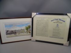 IEUAN WILLIAMS limited edition print (3/200) - 'Beaumaris Grammar School', signed in pencil, 23.5