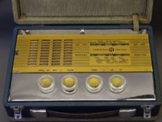 PYE CASED PORTABLE RADIO, 32cms long, PE94, 1950s