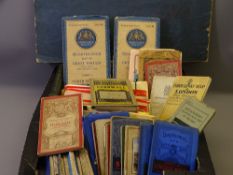 BARTHOLOMEWS, OS & OTHER FOLDING MAPS & MOTORING EPHEMERA including a large Blacks map of Scotland