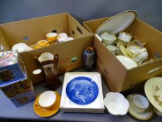 GILT DECORATED BONE CHINA TEA & DINNERWARE mainly by Limoges France with a mixed selection of