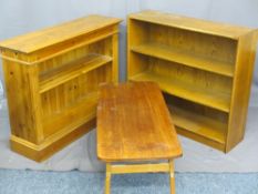 VINTAGE & LATER FURNITURE, three items to include a mid-century teak coffee table, 105cms L, a