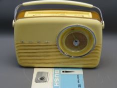 BUSH RETRO RADIO, 23cms H with instructions, TR82D
