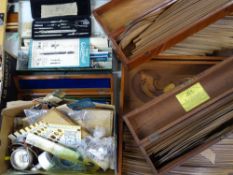 DRAUGHTMAN'S, ENGINEERING, ARCHITECT'S DRAWING INSTRUMENTS & EQUIPMENT to include a large quantity