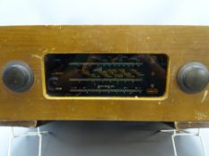 MURPHY WOODEN CASED VALVE RADIO, mid-1940s, Model No A182, 49cms W