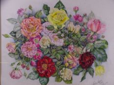 ROSEVEAR VINE watercolour - still life, signed and dated 1974, 34 x 45cms