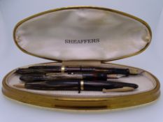 SHEAFFER - Vintage (1937-1941) Golden Brown Lady Sheaffer White Dot Balance Vacuum-Fill fountain pen