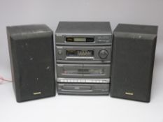 PANASONIC MIDI HIFI SYSTEM WITH SPEAKERS E/T