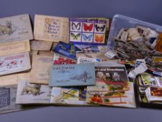 CIGARETTE CARDS, TEA CARDS and others, both loose and in completed albums
