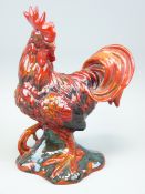 ROYAL DOULTON FLAMBE - Archives Burslem Artware Model of a Cockerel BA61, Limited Edition 35/250,