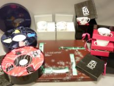 BOXED ROYAL WORCESTER PORCELAIN and a set of Linda Barker Mercury stainless steel cutlery, the