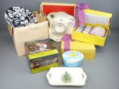 BOXED & OTHER HOUSEHOLD CHINA & TABLEWARE BY Carolyn Quartermaine, Spode, Jamie Oliver and Elspeth