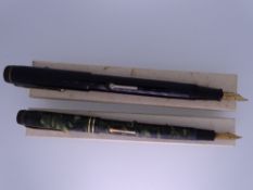 CONWAY STEWART - Vintage (late 1930s-40s) Black 'The Conway Pen' Conway Stewart No.475 fountain