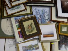 PAINTINGS & PRINTS, a large assortment
