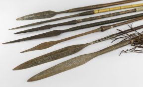 SEVEN VARIOUS AFRICAN SPEARS (7)