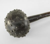 ZULU STUDDED KNOBKERRIE, South Africa, 63cms