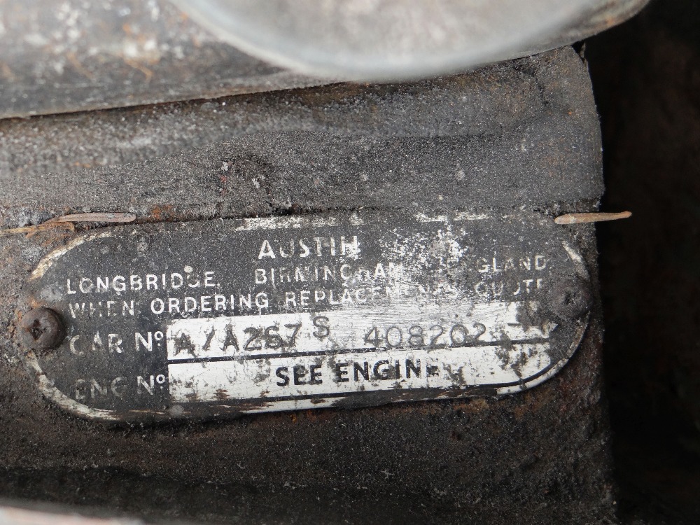 1963 AUSTIN MARK 1 MINI PETROL 848CC HAVING DATELESS/CHERISHED NUMBER PLATE '244 JG', in grey with - Image 18 of 79