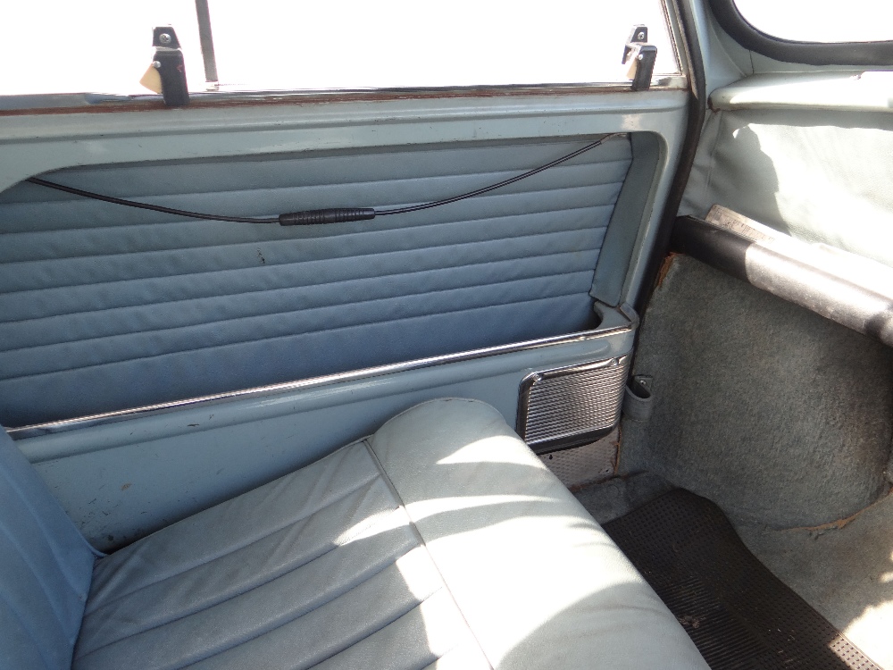 1963 AUSTIN MARK 1 MINI PETROL 848CC HAVING DATELESS/CHERISHED NUMBER PLATE '244 JG', in grey with - Image 11 of 79