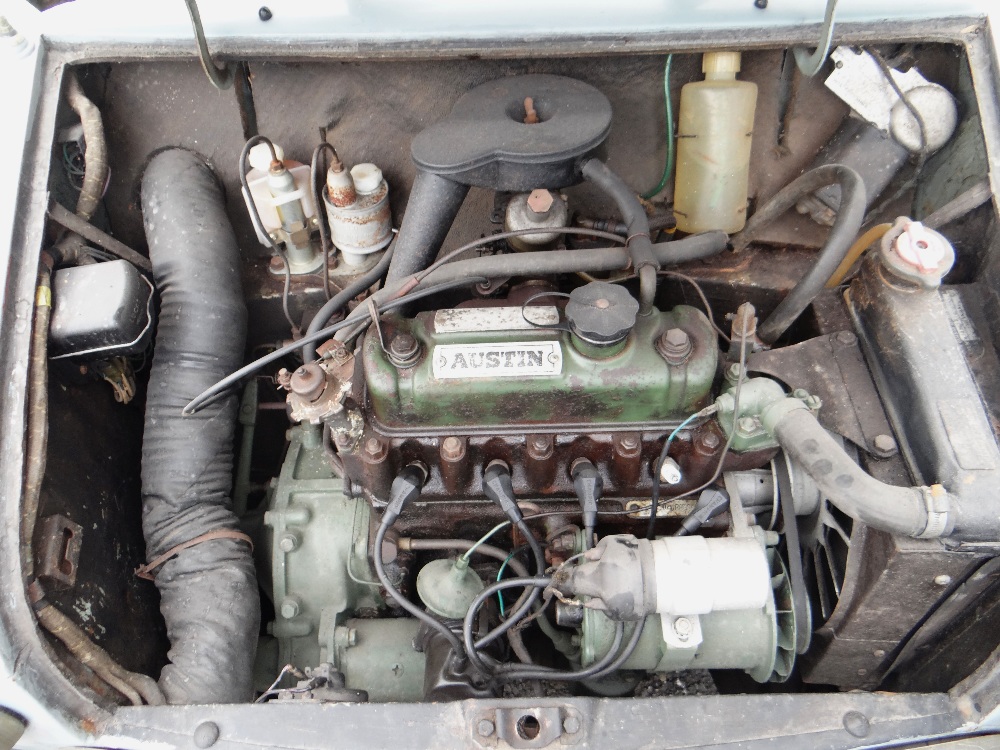 1963 AUSTIN MARK 1 MINI PETROL 848CC HAVING DATELESS/CHERISHED NUMBER PLATE '244 JG', in grey with - Image 16 of 79