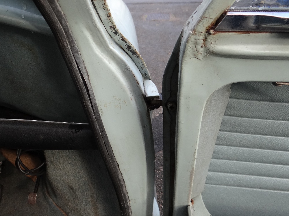 1963 AUSTIN MARK 1 MINI PETROL 848CC HAVING DATELESS/CHERISHED NUMBER PLATE '244 JG', in grey with - Image 45 of 79