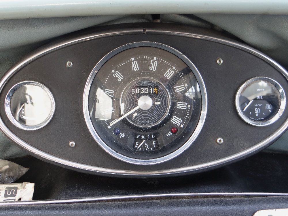 1963 AUSTIN MARK 1 MINI PETROL 848CC HAVING DATELESS/CHERISHED NUMBER PLATE '244 JG', in grey with - Image 9 of 79