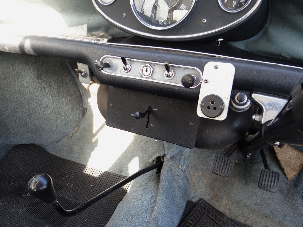 1963 AUSTIN MARK 1 MINI PETROL 848CC HAVING DATELESS/CHERISHED NUMBER PLATE '244 JG', in grey with - Image 10 of 79
