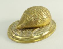 W AVERY & SON REDDITCH BRASS HEDGEHOG PIN CUSHION