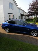 BMW 320 SALOON, Blue, Registration Number CX61 XEJ, Nov 2011 registered, untaxed, MOT to 11