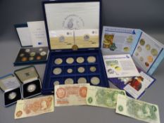 VINTAGE & LATER COINAGE & BANK NOTE COLLECTION (2), mainly Royal Mint to include 1995 cased proof