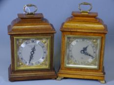 ELLIOTT OF LONDON CARRIAGE CLOCKS, two similar, one having Garrard and Co Ltd to the dial, 23cms H