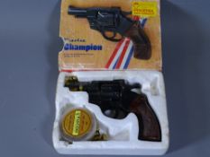 PRECISE CHAMPION ATHLETIC STARTER REVOLVER, 32 & 22 CALIBRE boxed