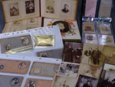 VICTORIAN PHOTOGRAPHS - a very nice assortment within three albums and loose