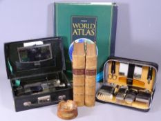 ROLLINS ANCIENT HISTORY VOLUMES, vintage men's vanity cases ETC
